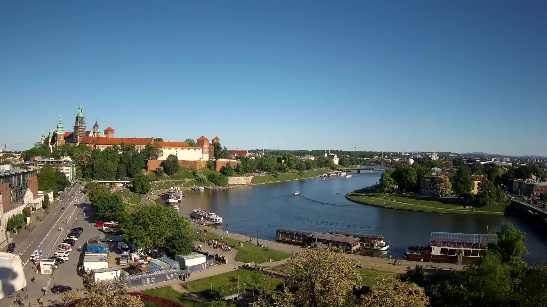 Krakkó Wawel webkamera