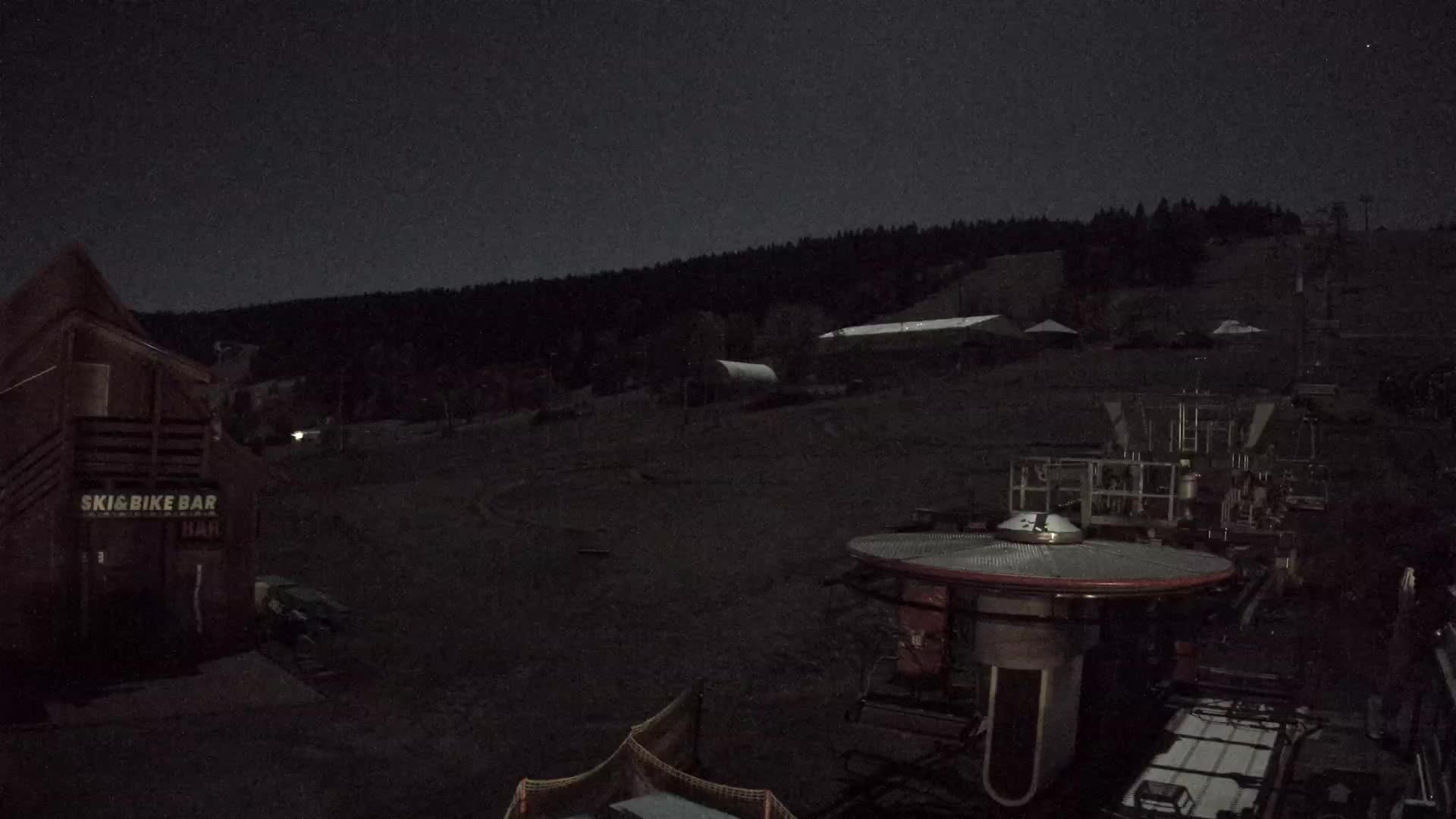 Webcam Zieleniec – Gryglówka, vista dalla stazione a valle